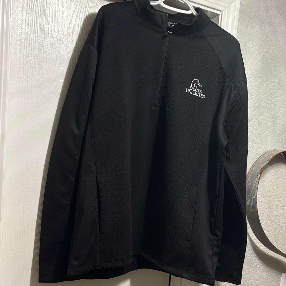 Ducks Unlimited Black fleece lined Jacket for Men XL